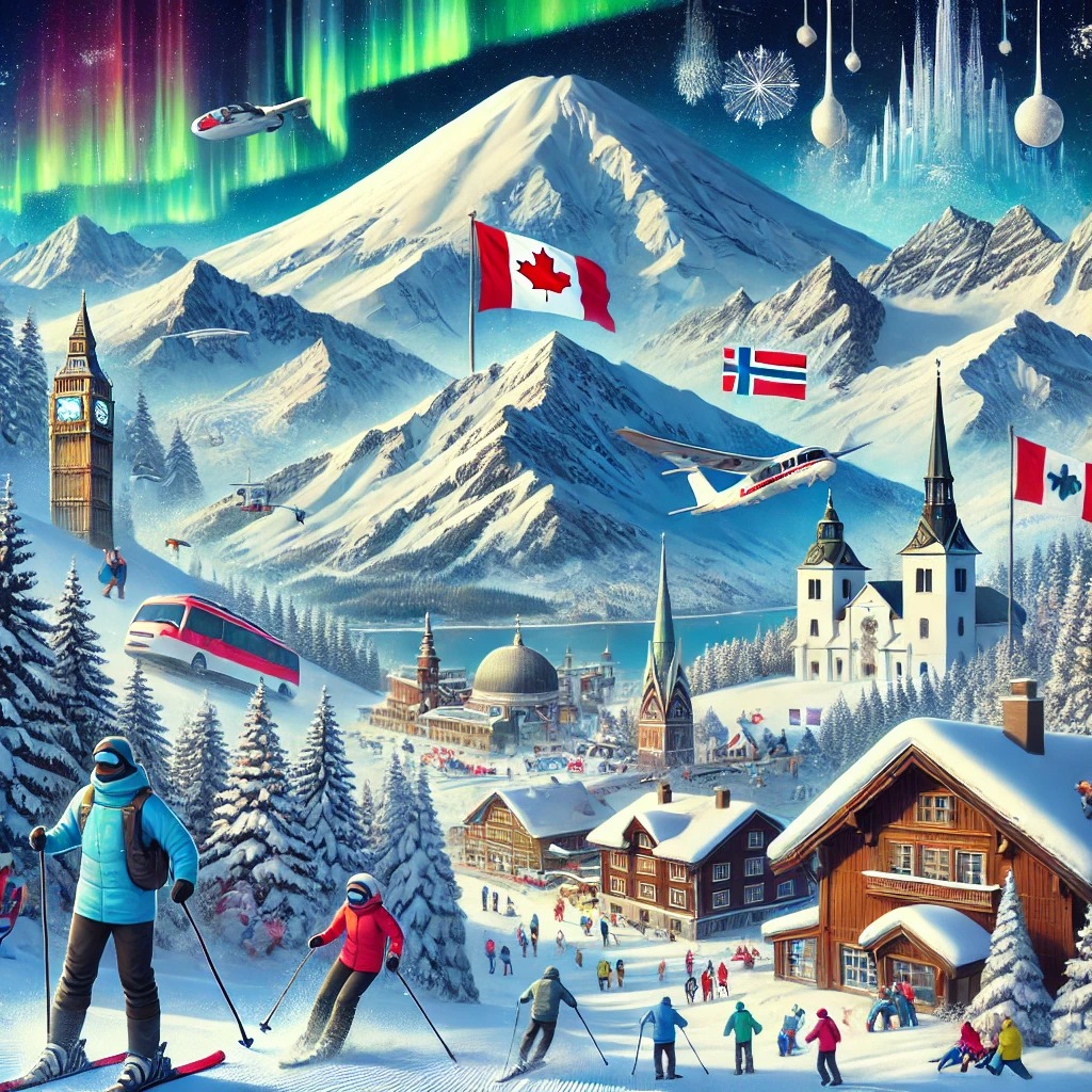 세상에서 눈이 많이 내리는 나라