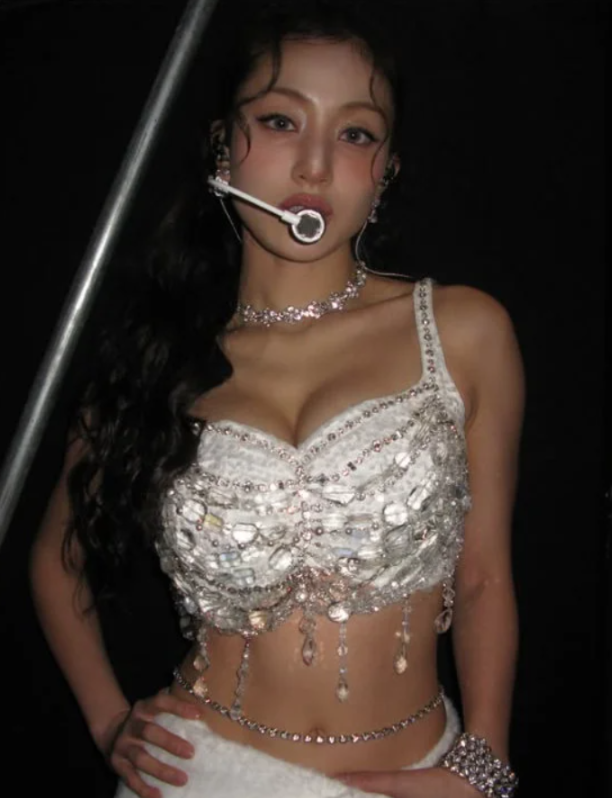 트와이스 지효 복근 4