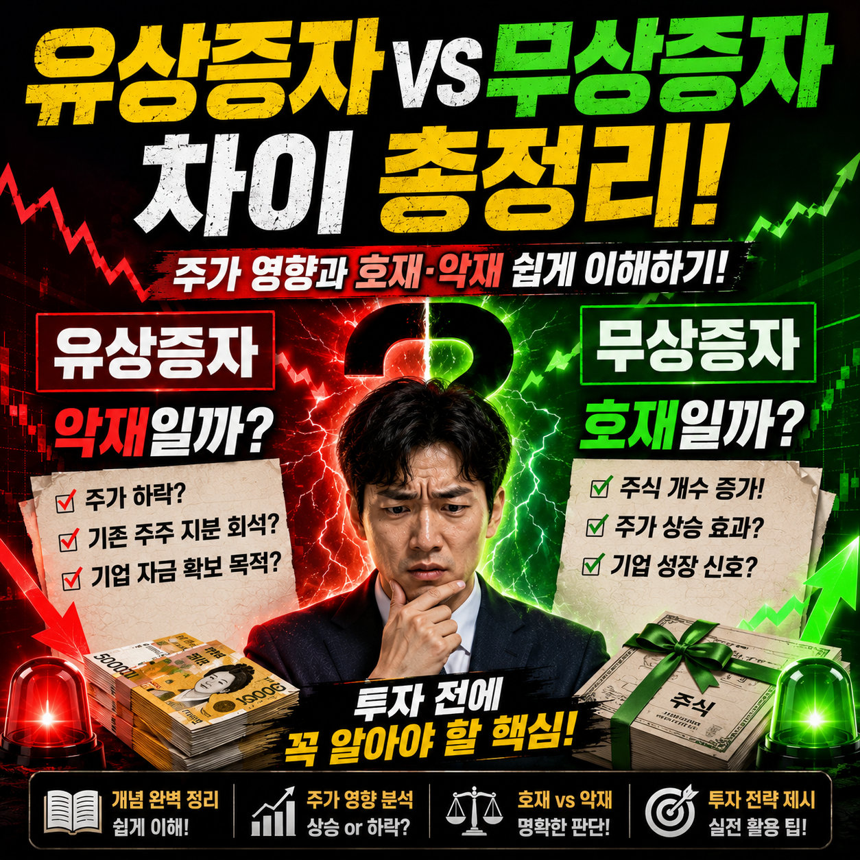 유상증자 무상증자 차이