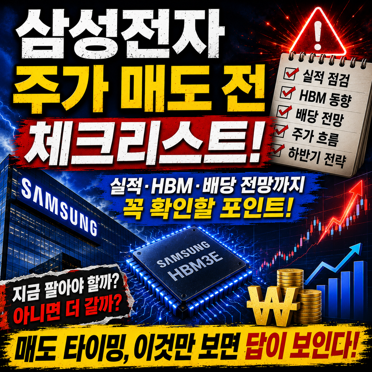 삼성전자 주가 매도 체크리스트