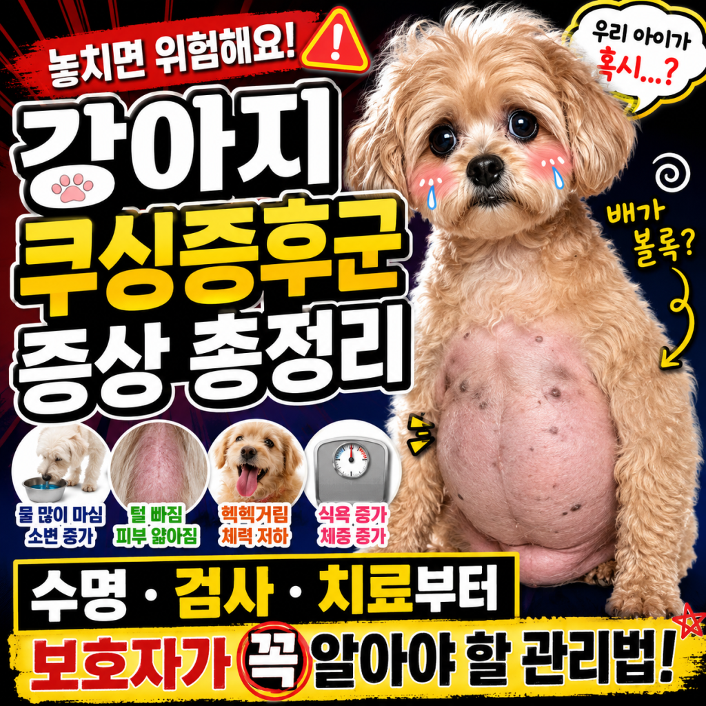강아지 쿠싱증후군 증상