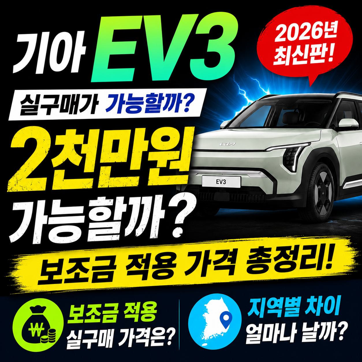 기아 EV3 실구매가