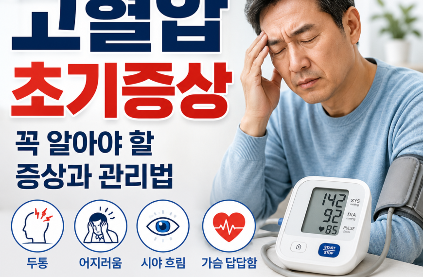 고혈압 초기증상