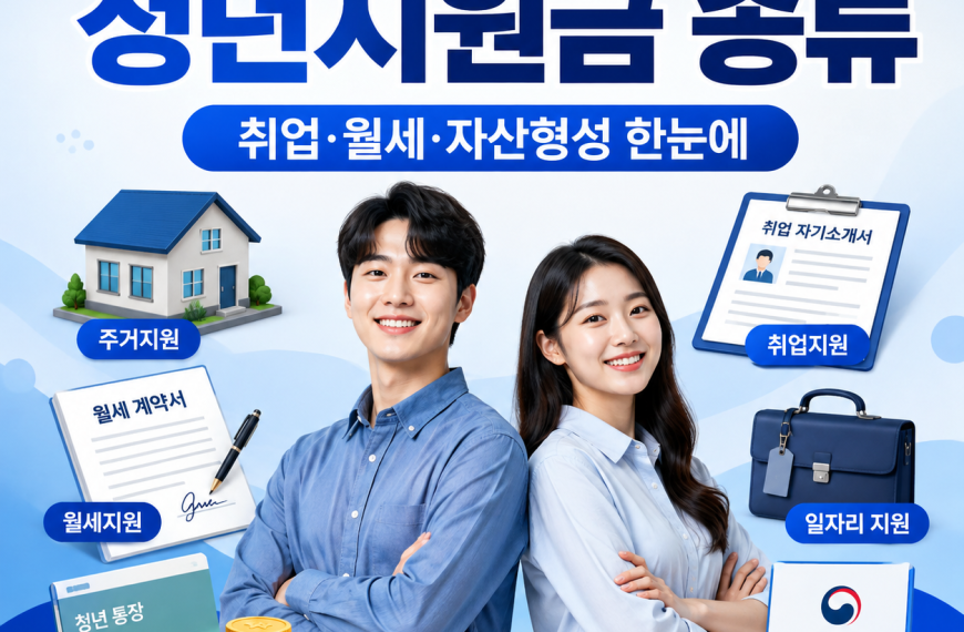 2026 청년지원금 종류