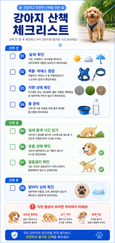 강아지 산책시간 2