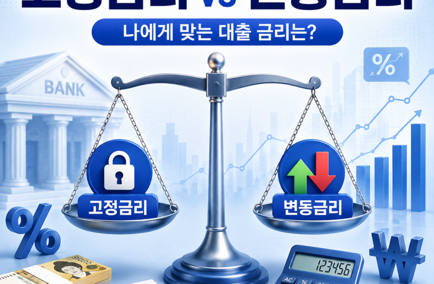 고정금리와 변동금리 차이