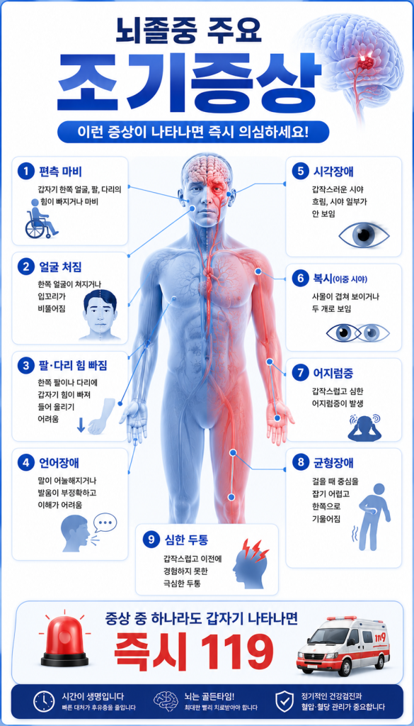 뇌졸중 전조증상 1