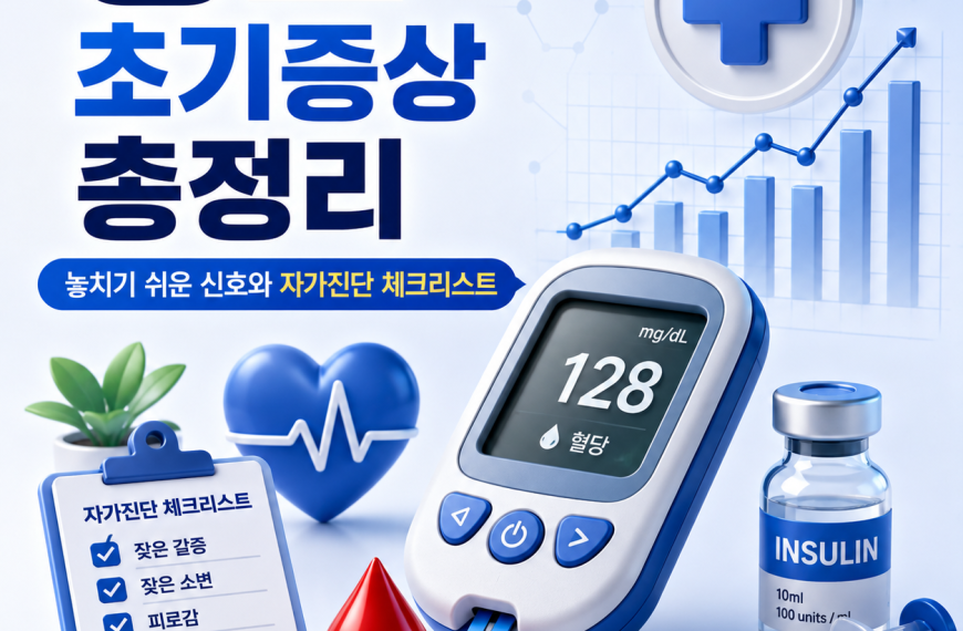 당뇨 초기증상
