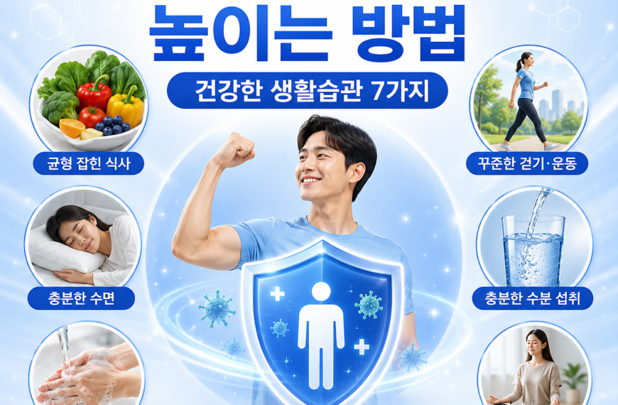 면역력 높이는 방법
