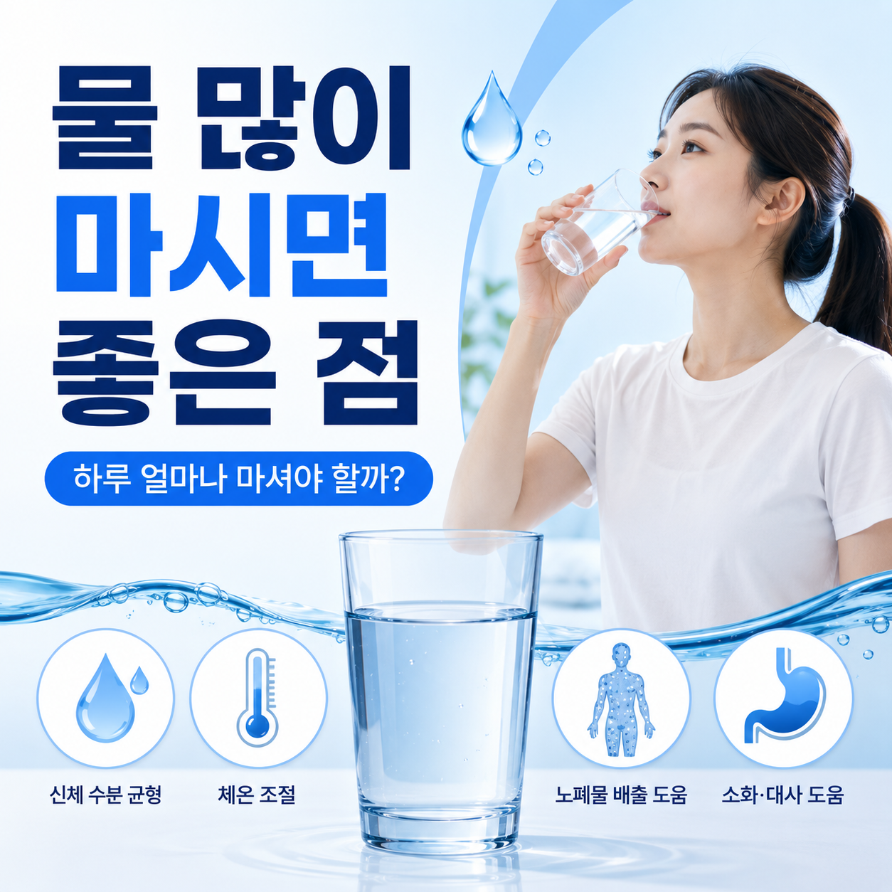 물 많이 마시면 좋은 점