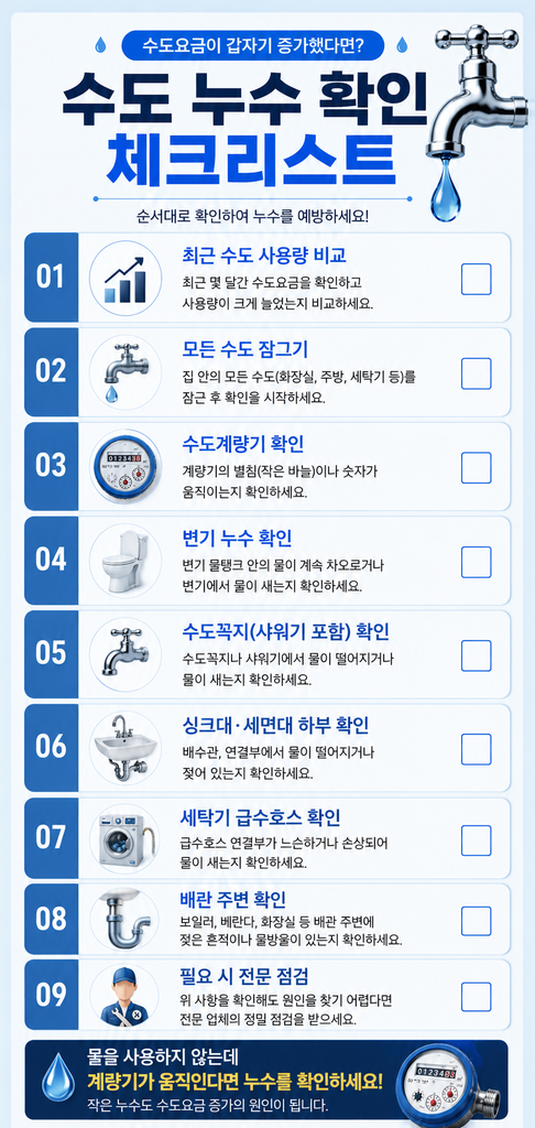 수도요금 절약 2