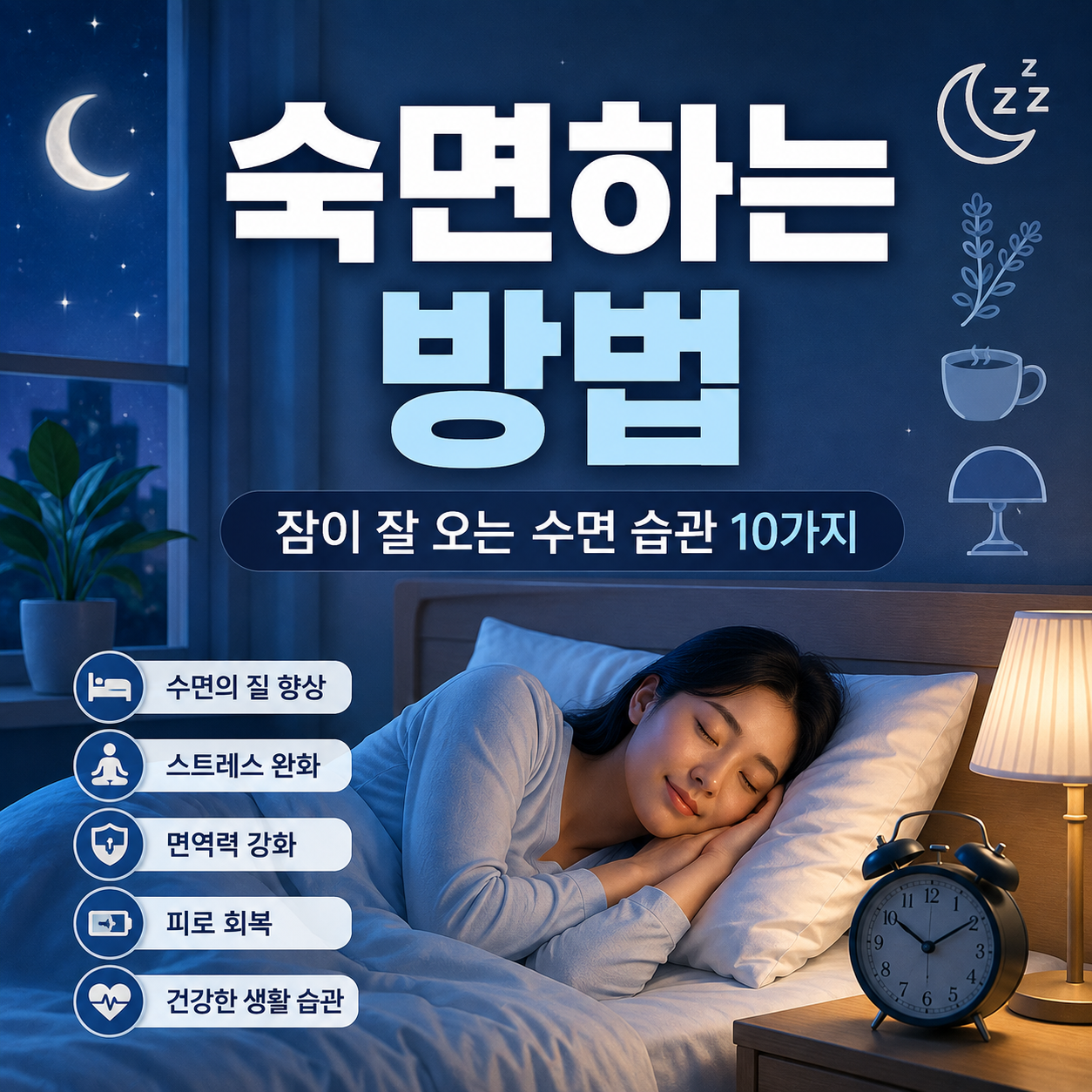 숙면하는 방법