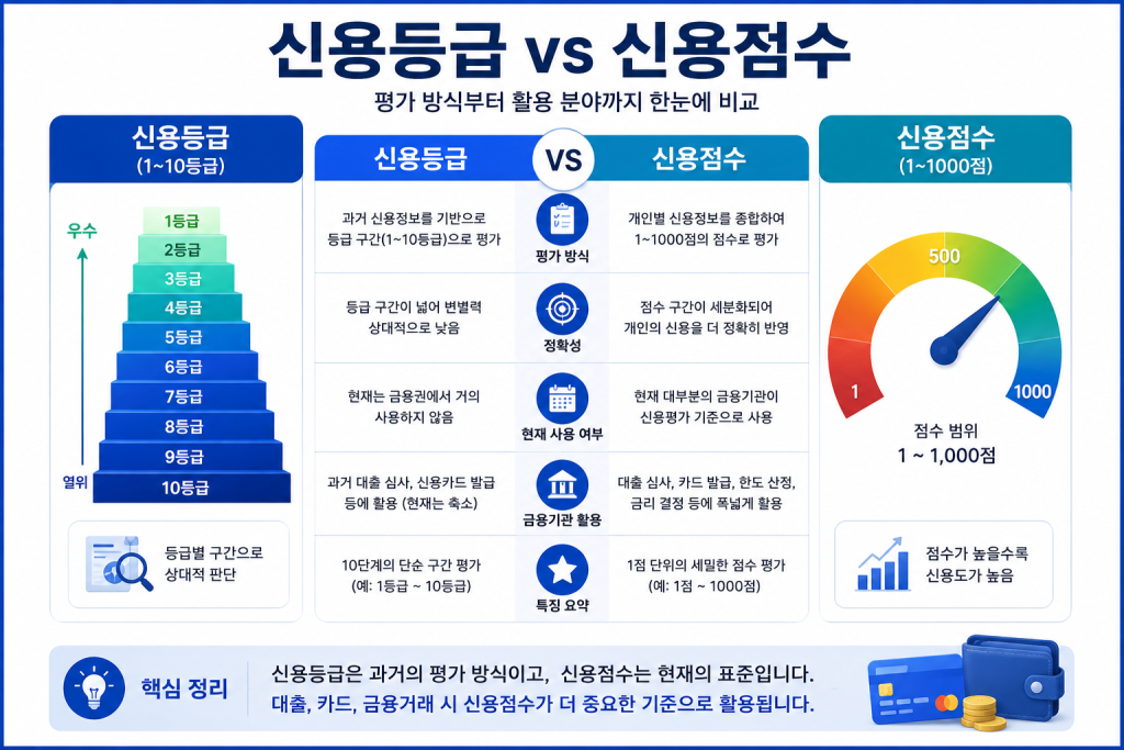 신용등급과 신용점수 차이 1
