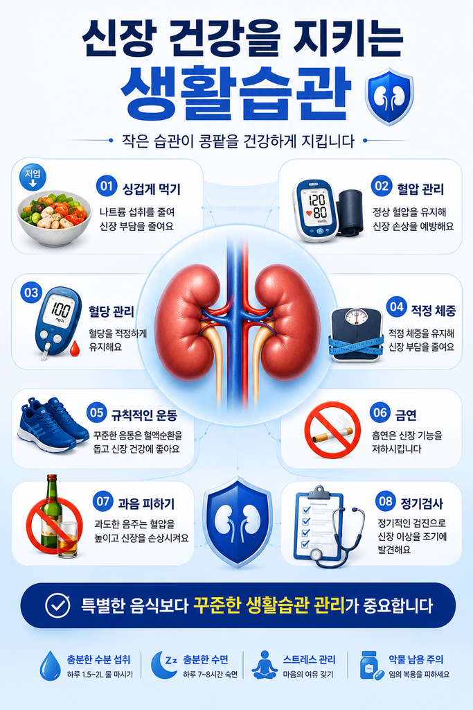 신장 건강 관리법 1