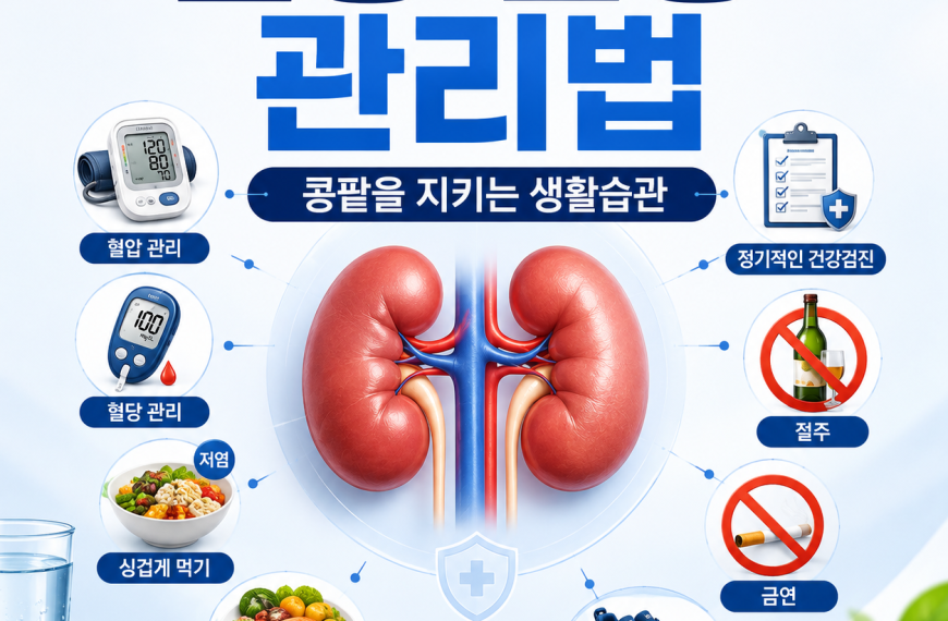 신장 건강 관리법
