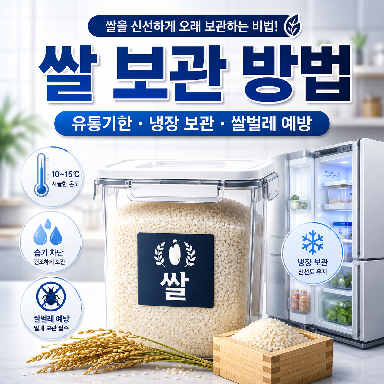 쌀 보관 방법
