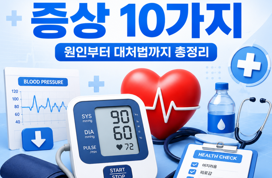 저혈압 증상