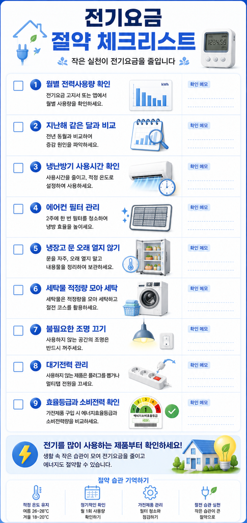 전기요금 절약방법 2