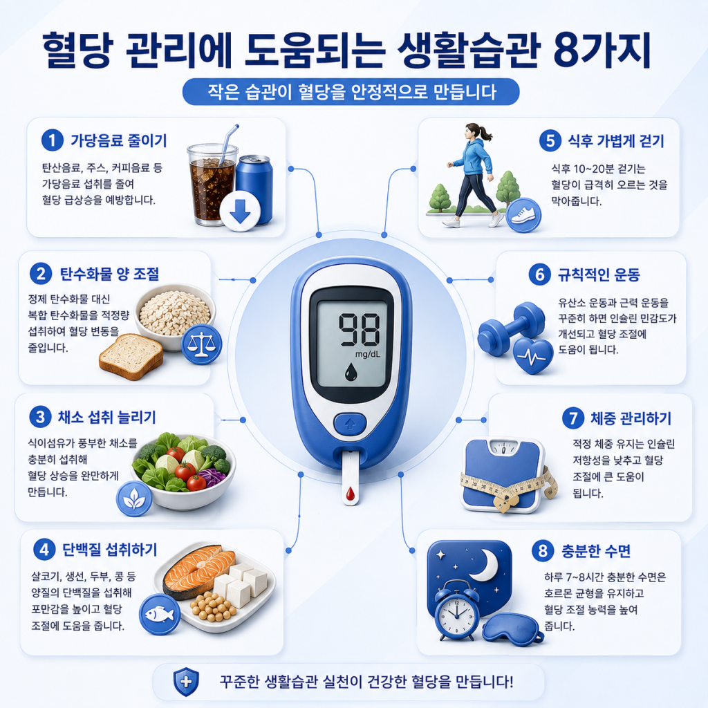 혈당 낮추는 방법 1