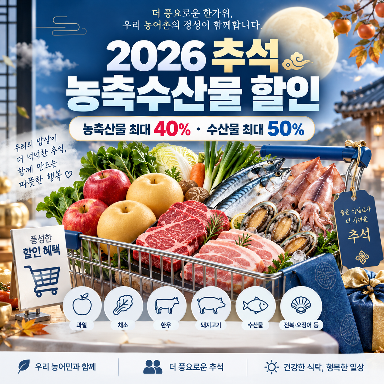 2026 추석 농축수산물 할인