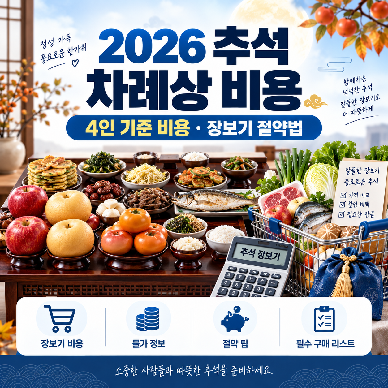 2026 추석 차례상 비용