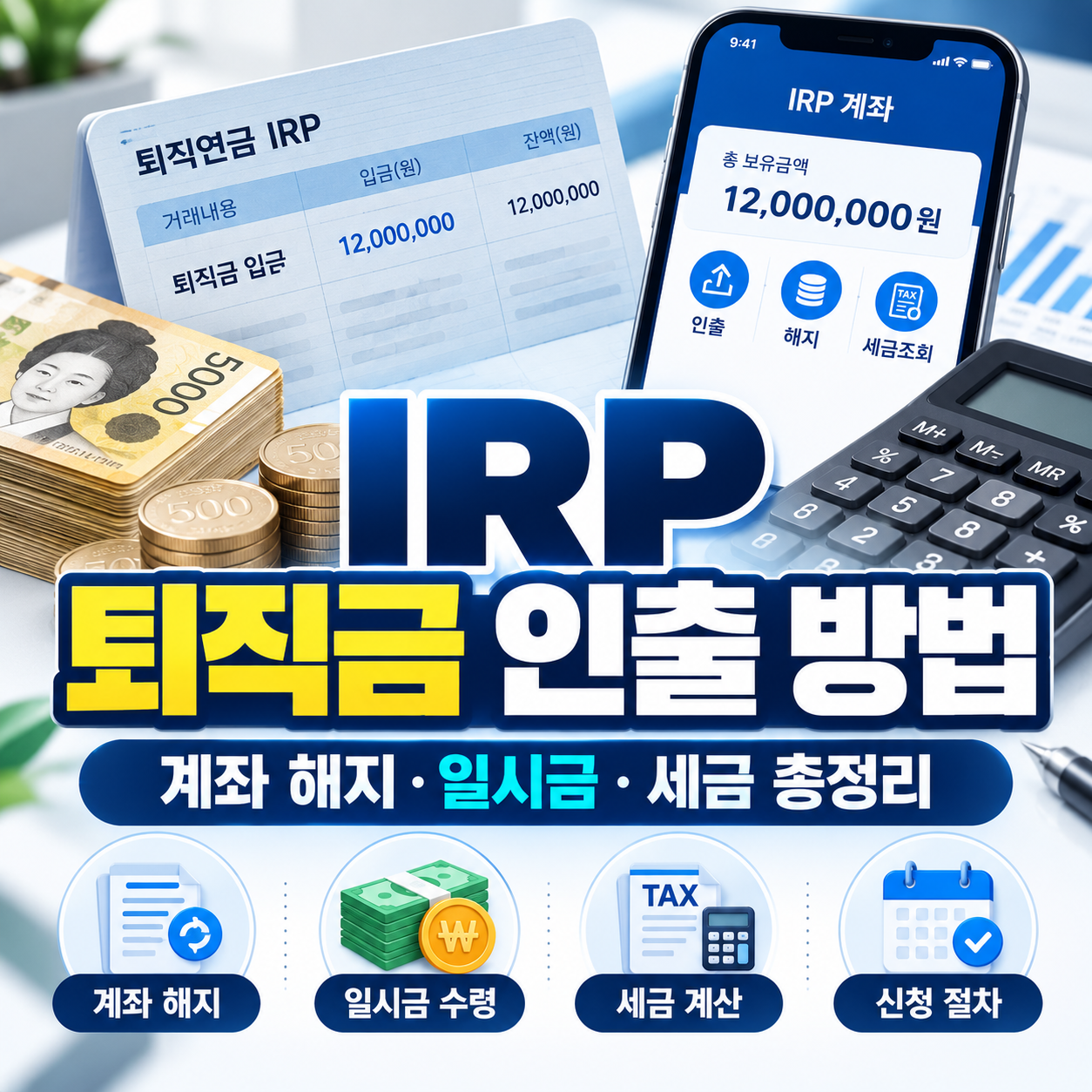 IRP 퇴직금 인출 방법