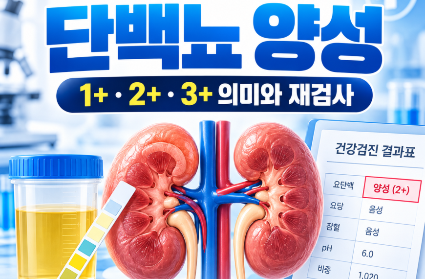 건강검진 단백뇨 양성