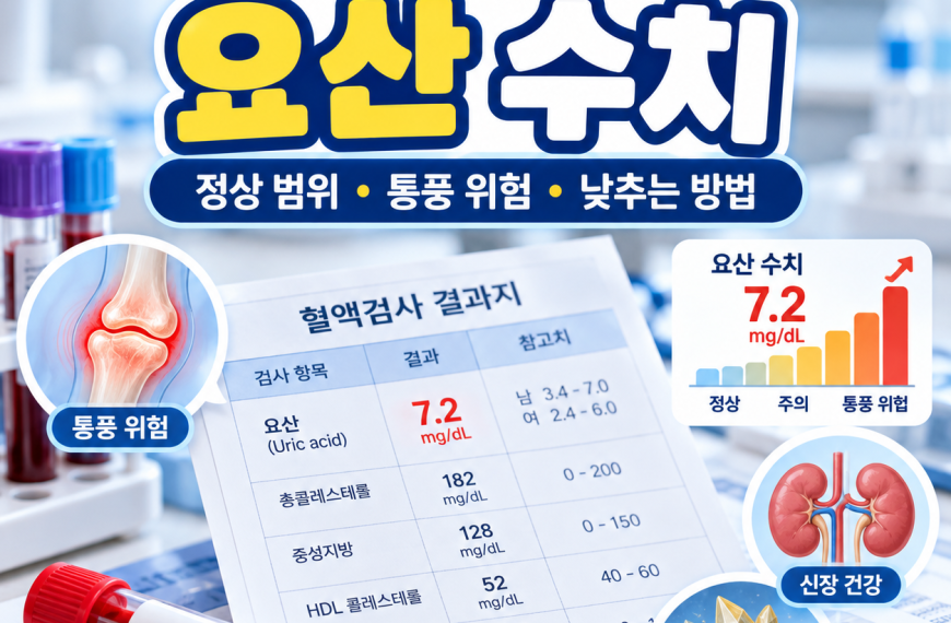건강검진 요산 수치