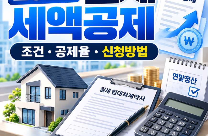 연말정산 월세 세액공제