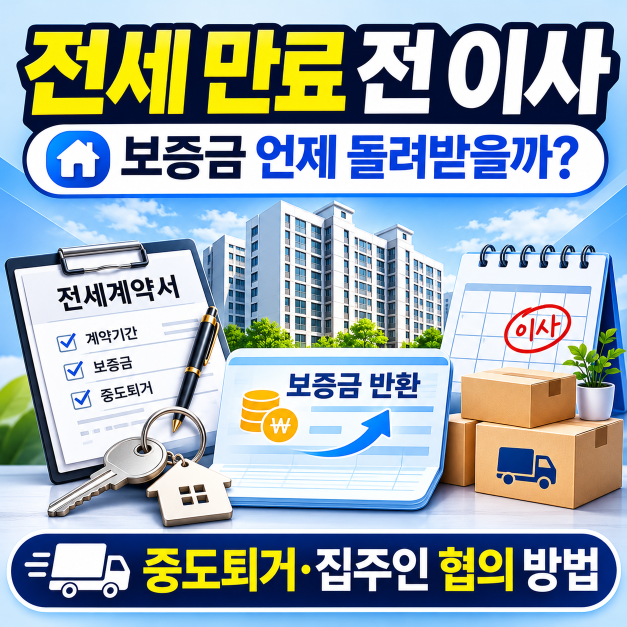 전세 계약 만료 전 이사