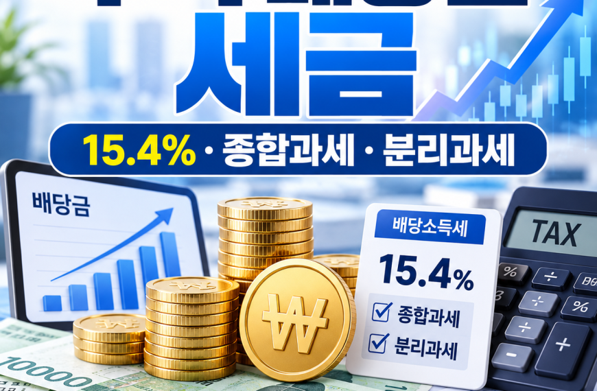 주식 배당금 세금